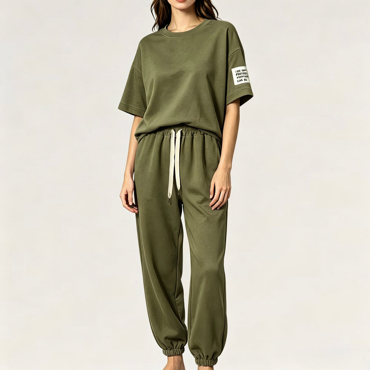 【Lady First】Completo Relax Maniche Corte - Made in Italy