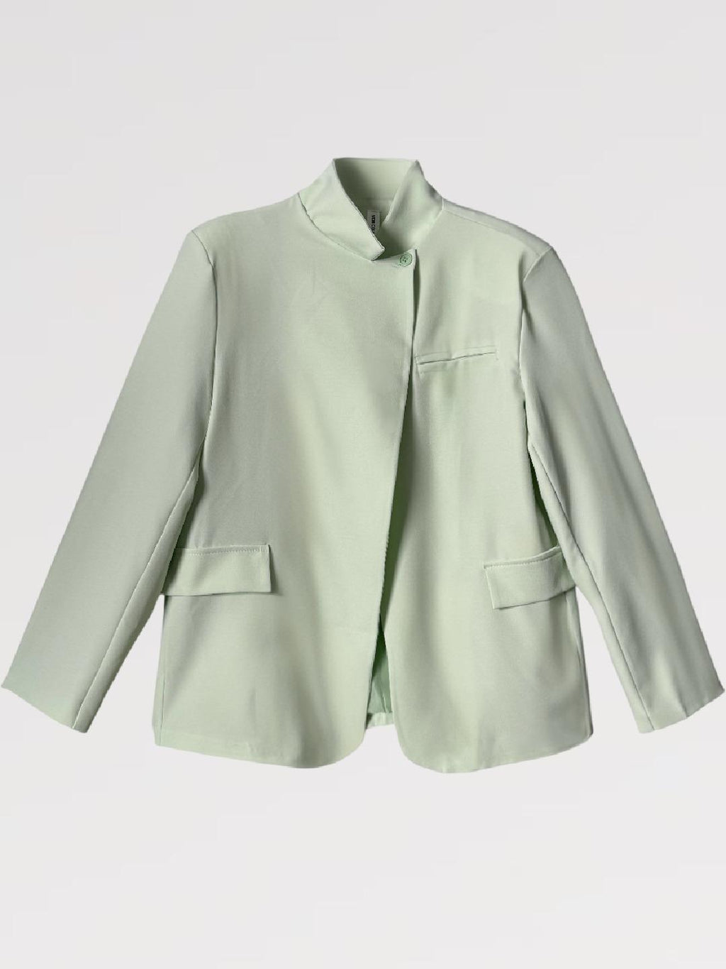 Blazer One Button Over Minimal Nero  – Made in Italy vestibilita' over