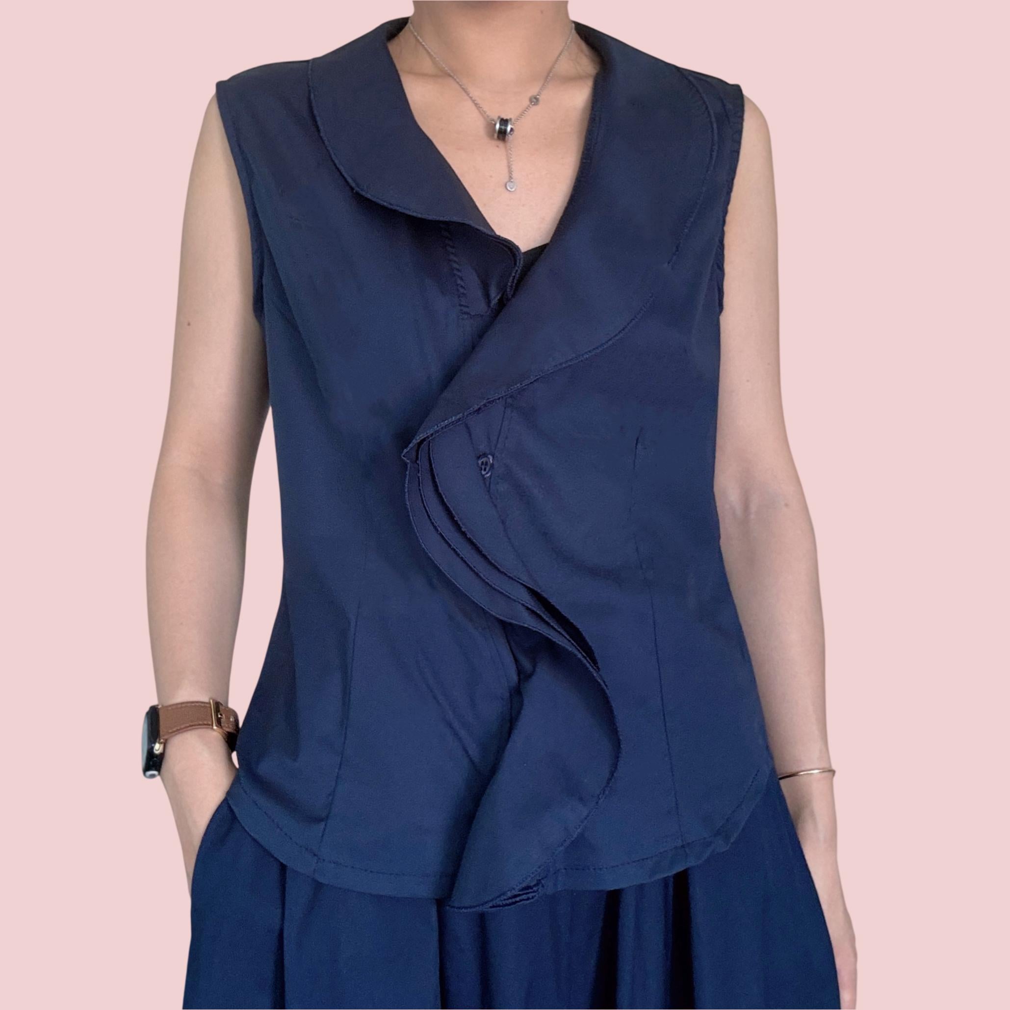 Completo in cotone "Onde chic" - Coordinato set 2 pezzi - Made in Italy