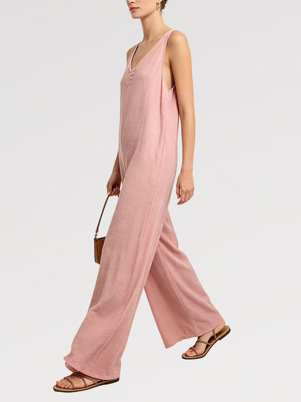 Tuta Infinity Flow – Jumpsuit Palazzo Viscosa - Made in Italy