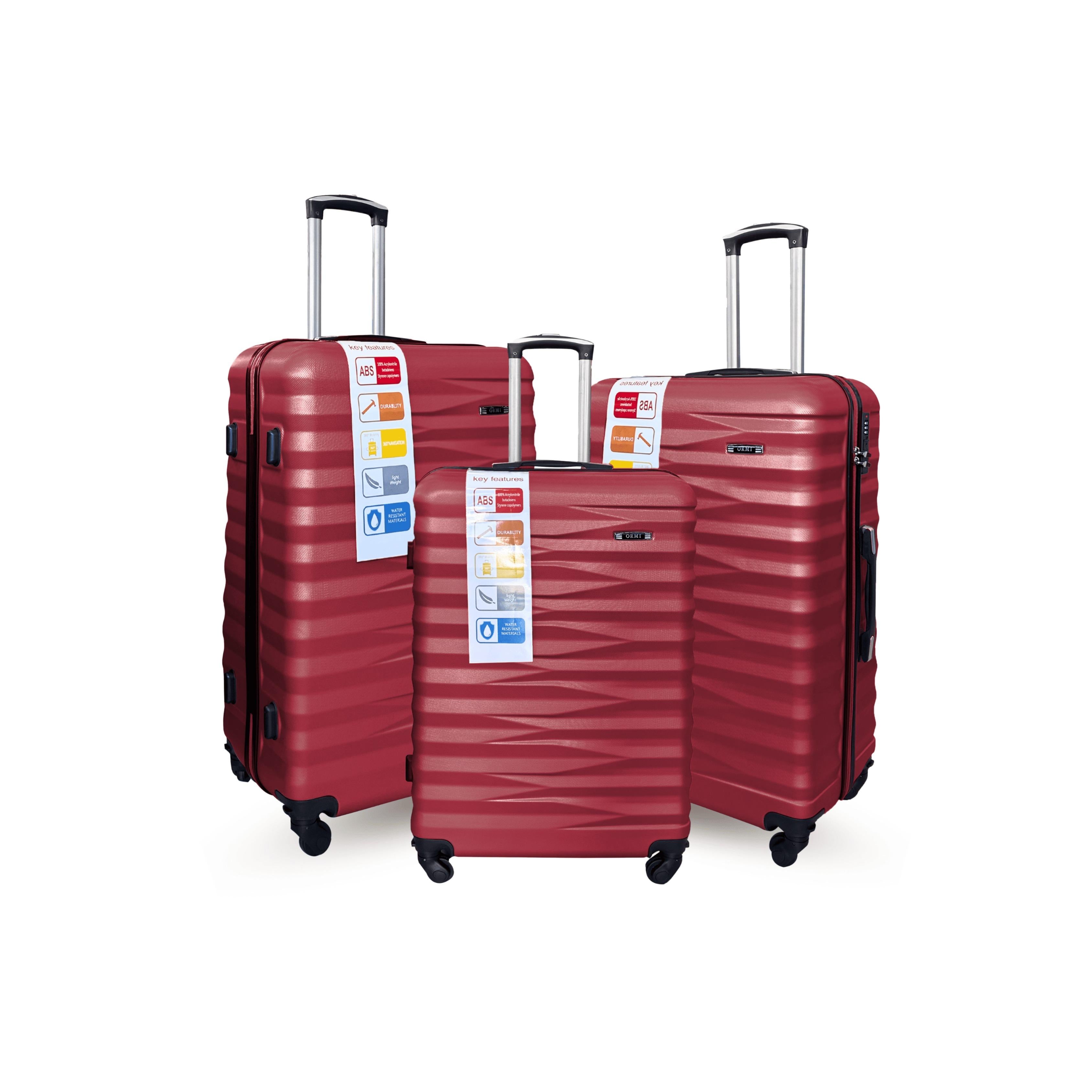 Set 3 Valigie ORMI WaveStyle (3 Pezzi) – S/M/L
