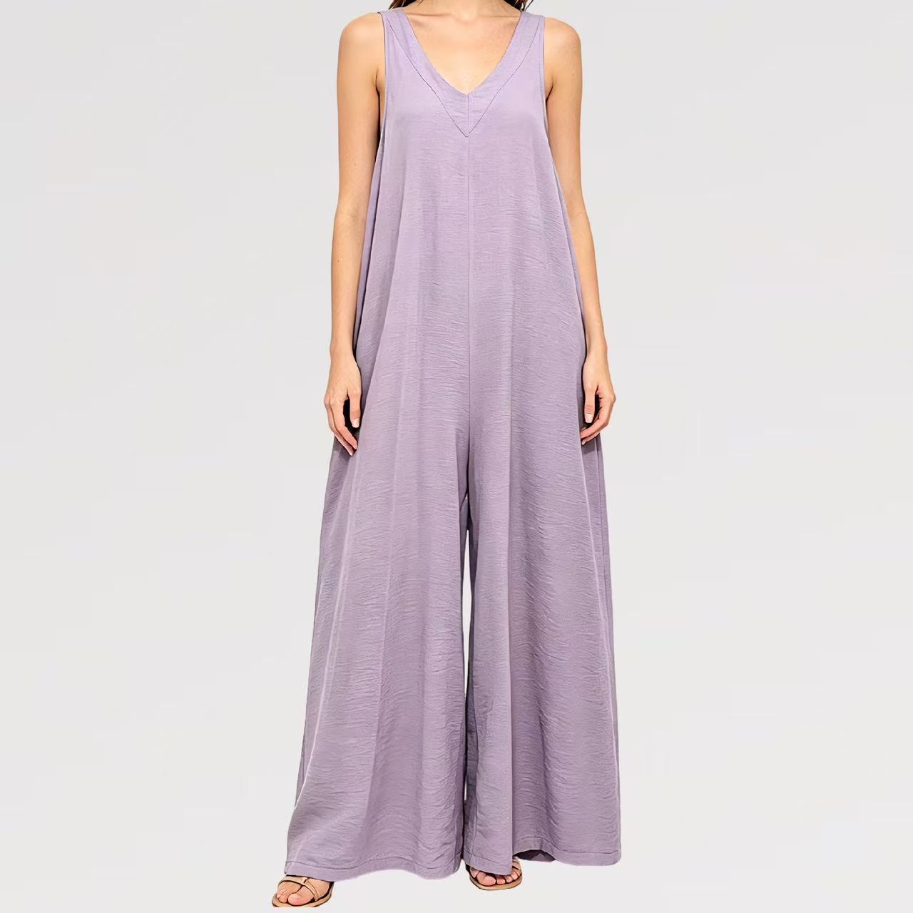 Tuta Infinity Flow – Jumpsuit Palazzo Viscosa - Made in Italy