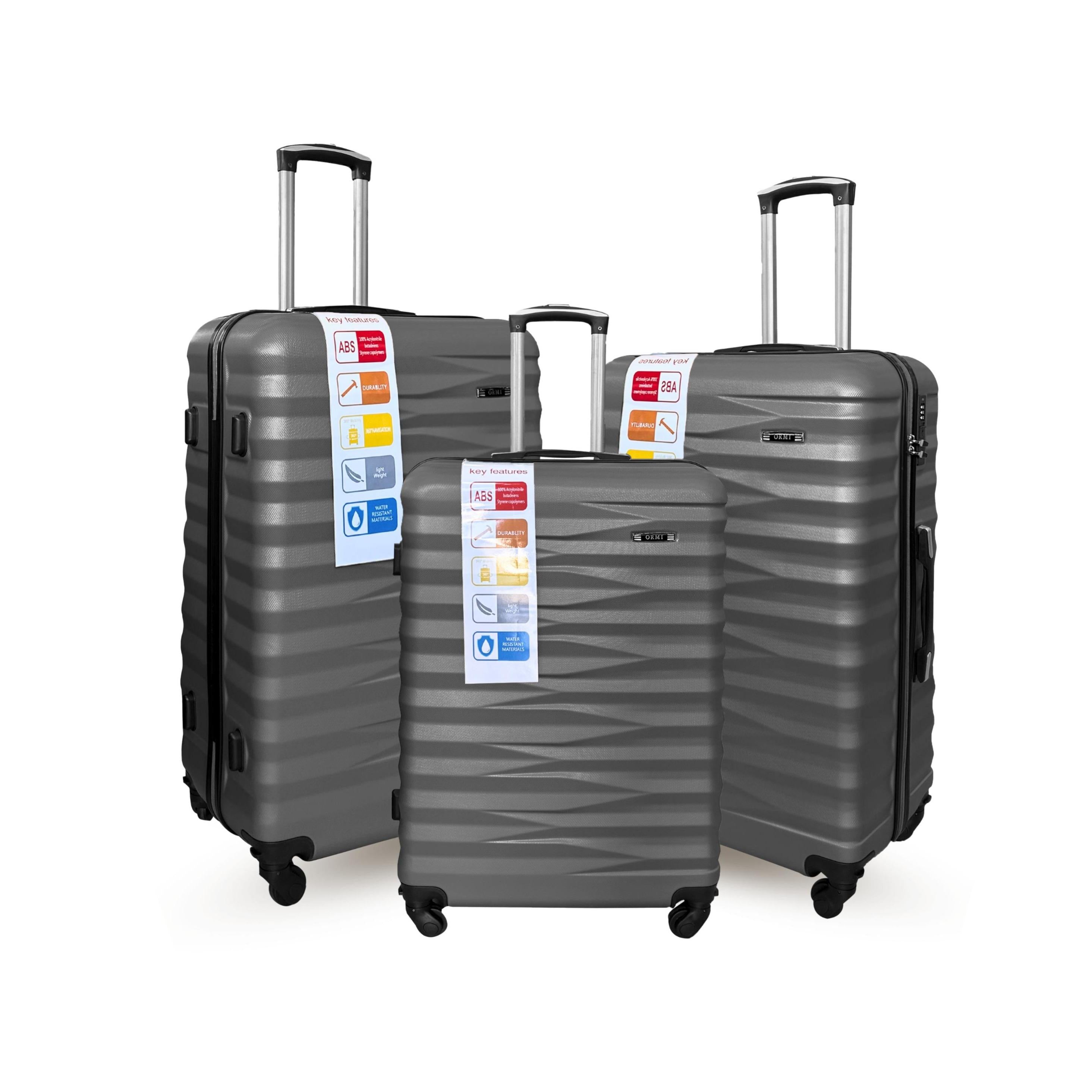 Set 3 Valigie ORMI WaveStyle (3 Pezzi) – S/M/L
