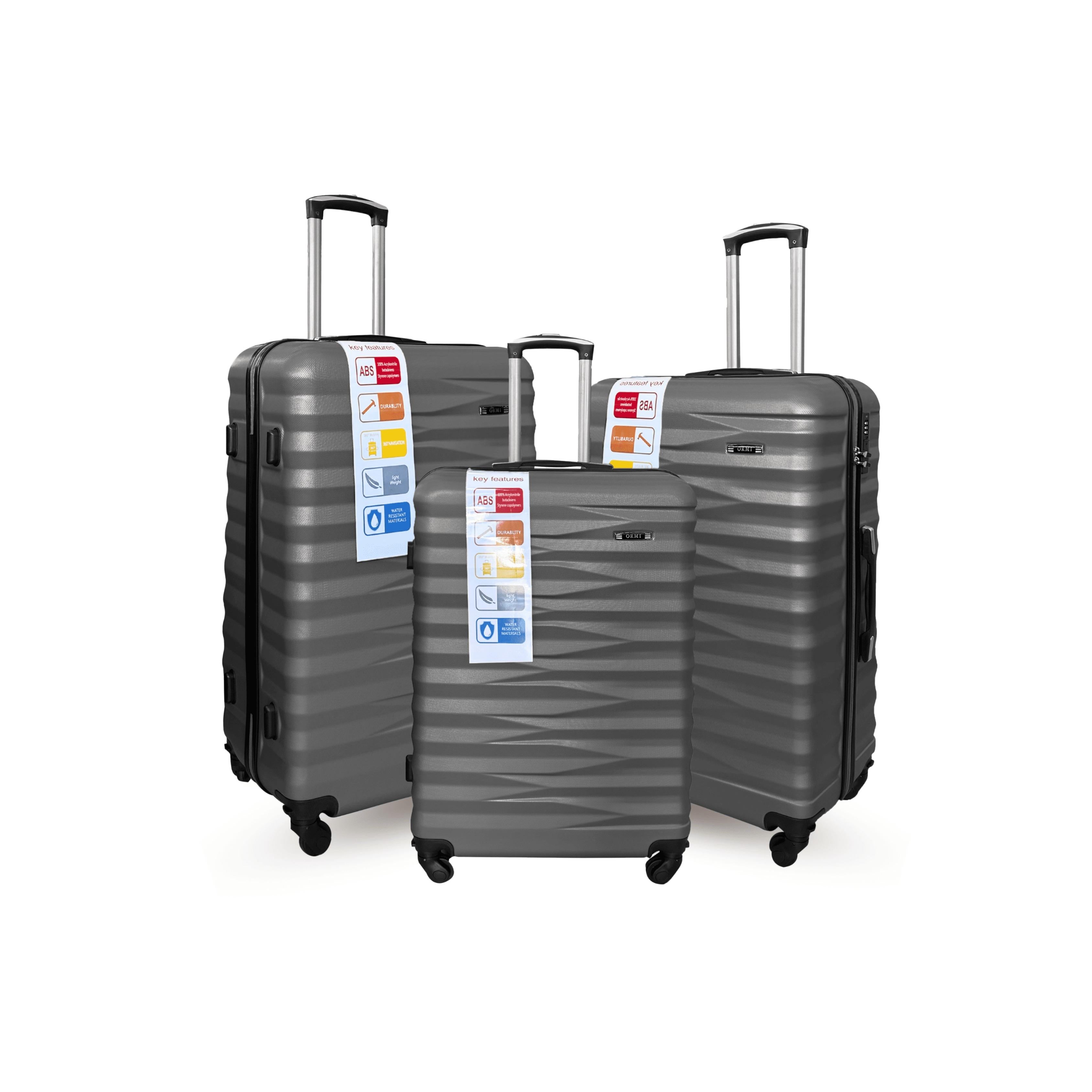 Set 3 Valigie ORMI WaveStyle (3 Pezzi) – S/M/L