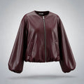 【Lady First】Giacca ecopelle Greta – Made in Italy